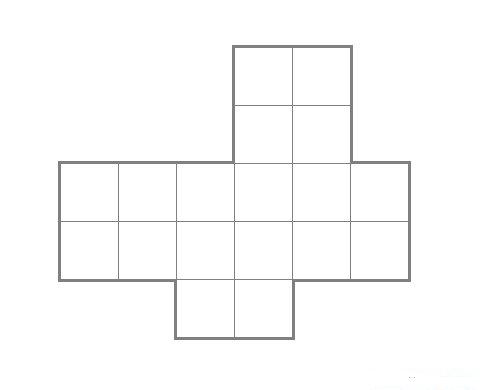 Графическая головоломка на разрезание - Разрежьте фигуру на две или три равные части